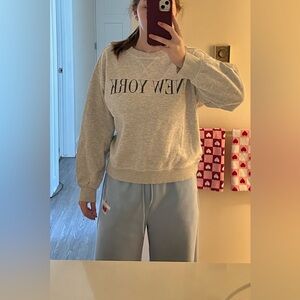 H&M Light Gray Crewneck